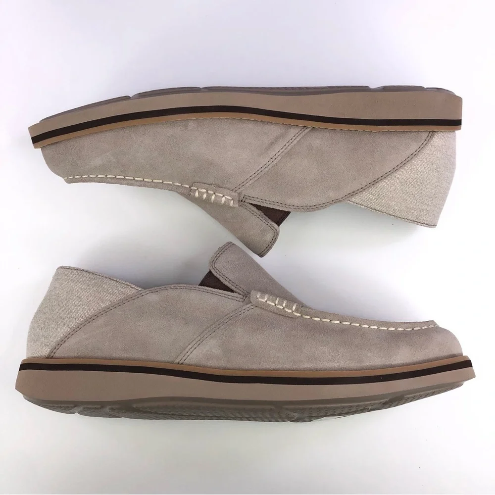 Rockport Men's Tucker Venetian Slip On Loafers Shoes Stone Size 9.5W